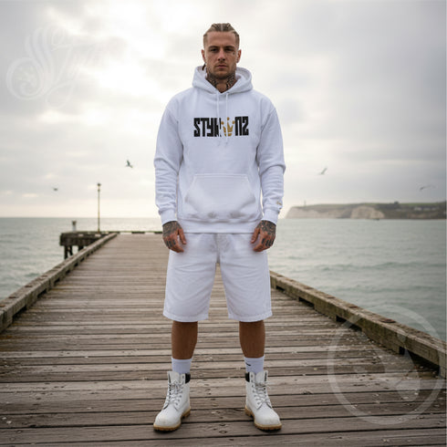 Men’s Graffiti Hoodie – XL Embroidered Stykonz Crown | Hip-Hop Streetwear Hoodie